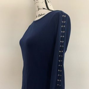 NWT Ralph Lauren Navy Boat Neck Shirt